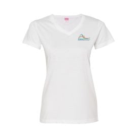 V-Neck T (AG282 White) *12 Pc Minimum - Mix & Match*