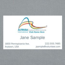 Business Cards- One Side; Full Color (AG273)