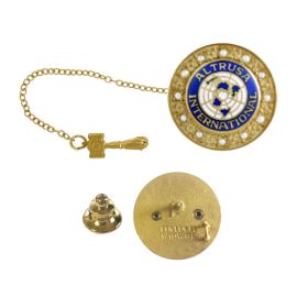 President's Lapel Tac w/ Optional Gavel Guard (AJ103T)
