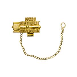 Past District Governor Gavel Guard Pin + District Number Panel (AJ110)