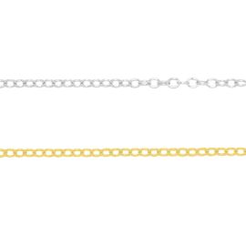 Single Link Necklace (AJ117)